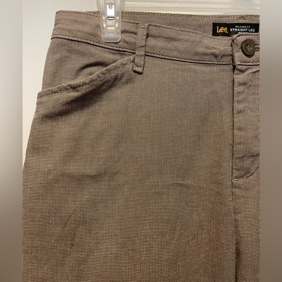 Lee Women’s Pants Straight Leg Mid Rise Relaxed Fit Size 10 Medium - Picture 2 of 9